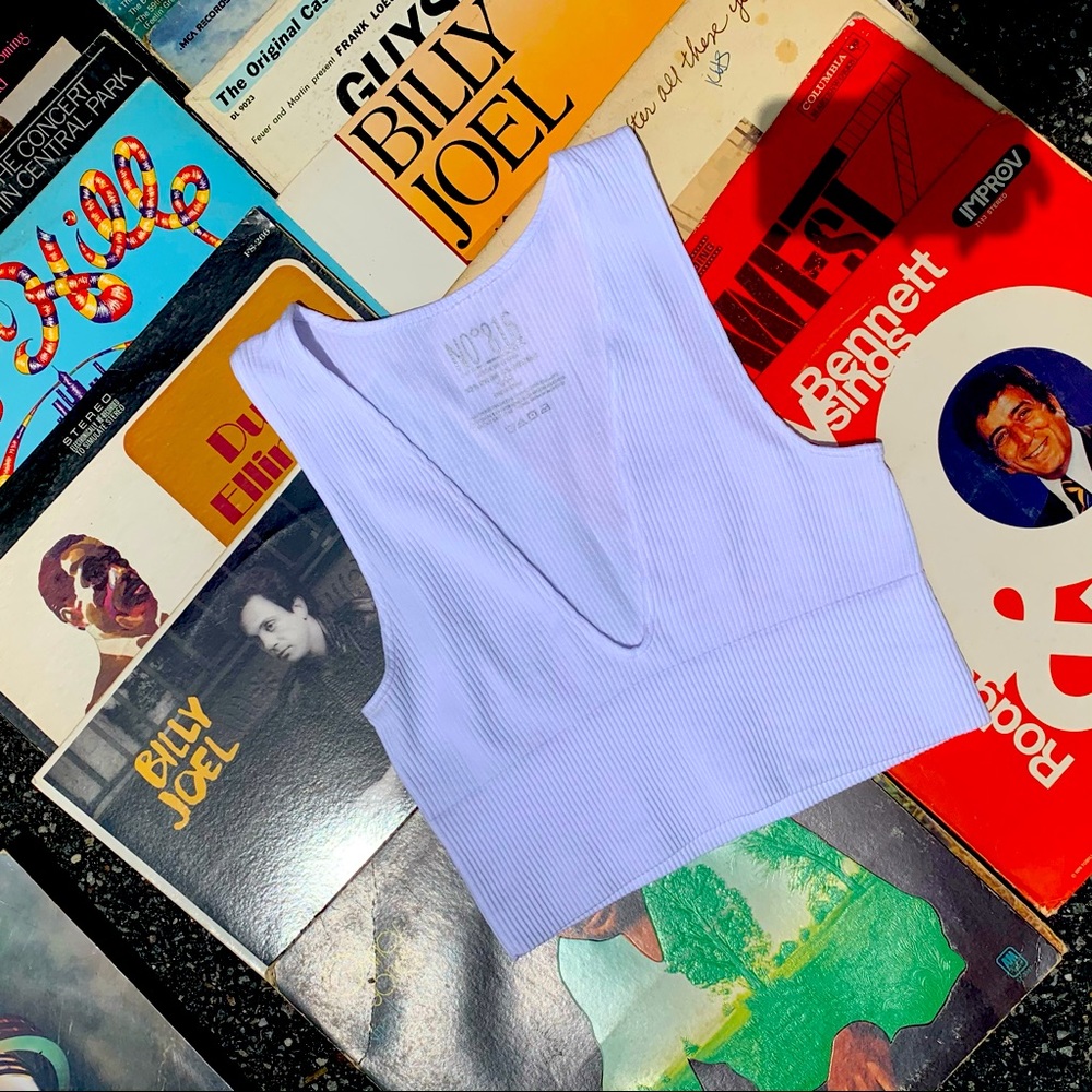 white crop top which is perfect for going out. Simple for lounging around too!